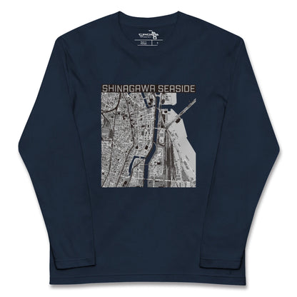 【品川シーサイド（東京都）】地図柄ロングスリーブTシャツ