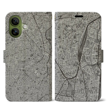 【品川（東京都）】地図柄iPhoneケース（手帳タイプ）