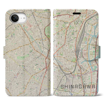 【品川（東京都）】地図柄iPhoneケース（手帳タイプ）