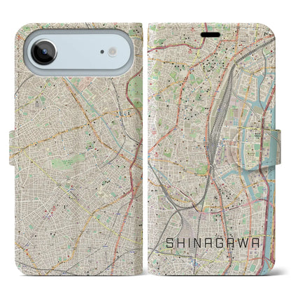 【品川（東京都）】地図柄iPhoneケース（手帳タイプ）