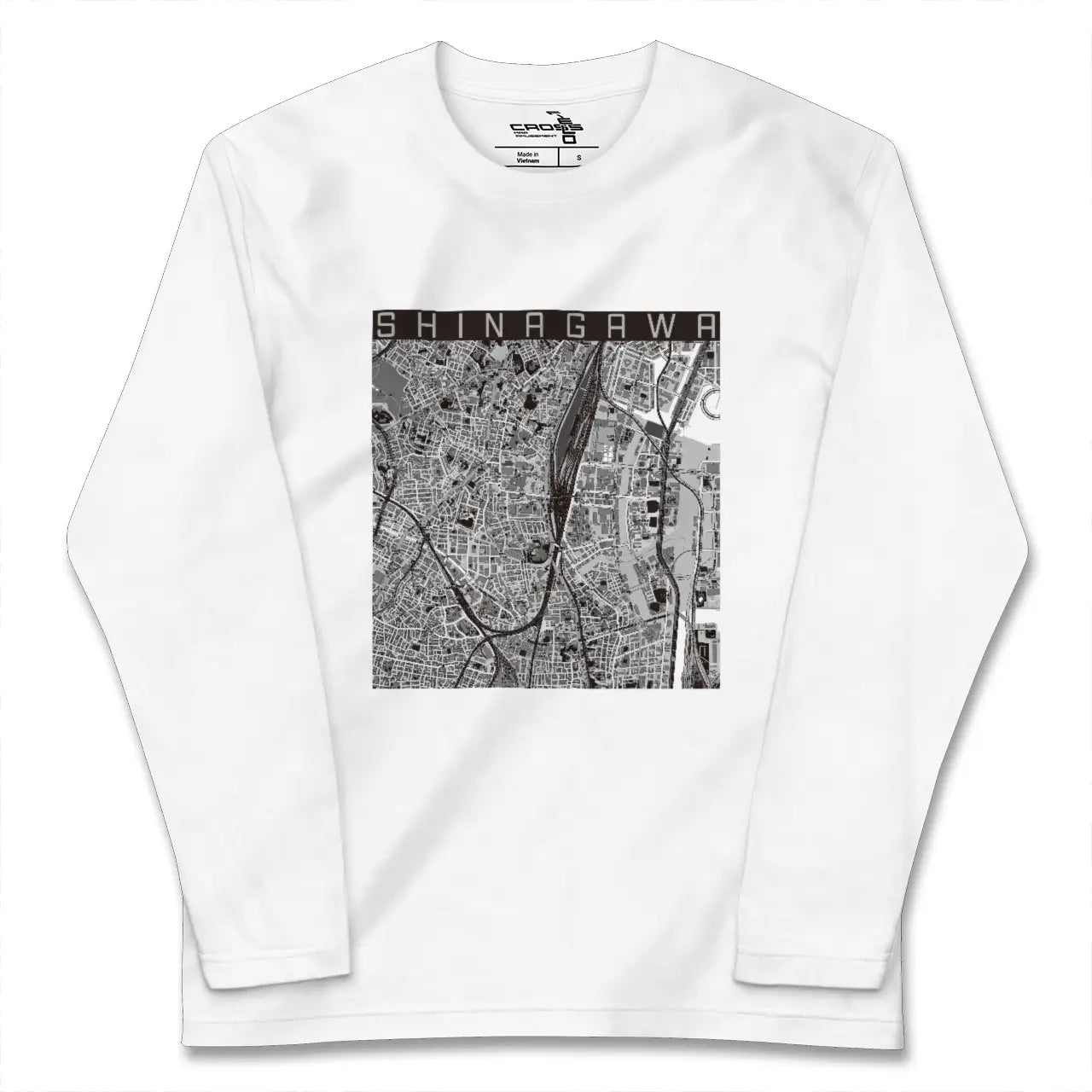 【品川（東京都）】地図柄ロングスリーブTシャツ