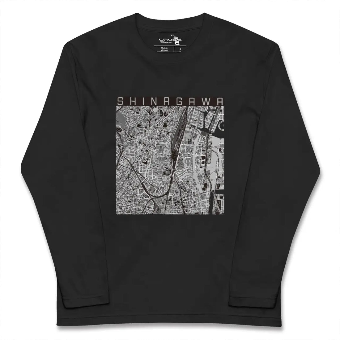 【品川（東京都）】地図柄ロングスリーブTシャツ