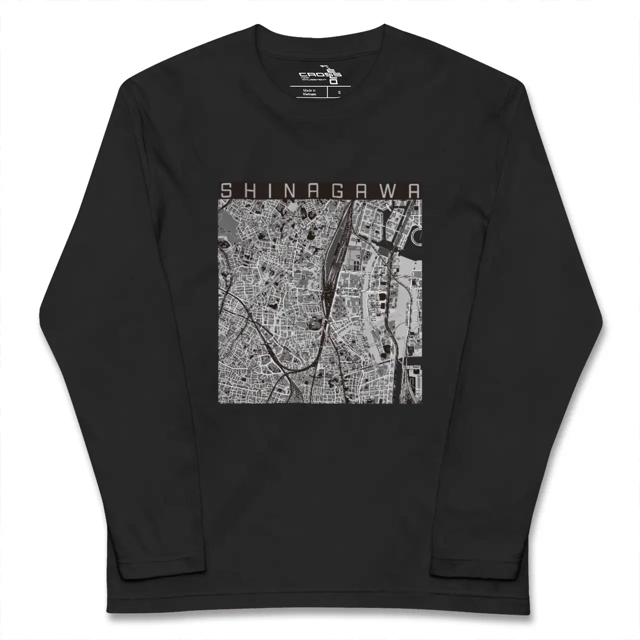 【品川（東京都）】地図柄ロングスリーブTシャツ