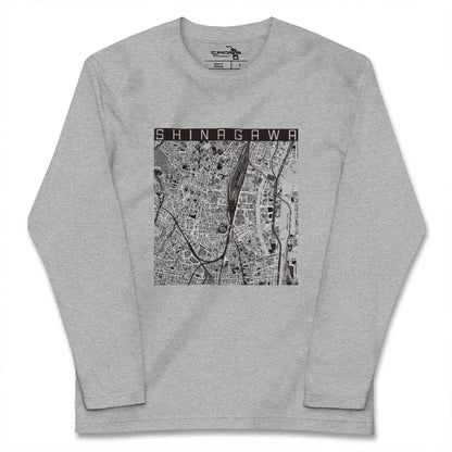 【品川（東京都）】地図柄ロングスリーブTシャツ