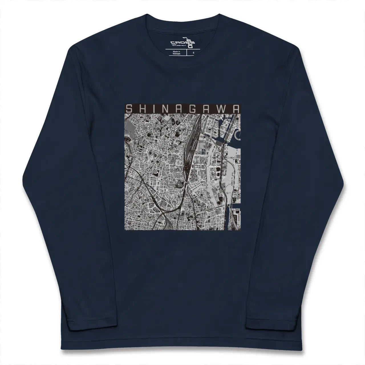 【品川（東京都）】地図柄ロングスリーブTシャツ