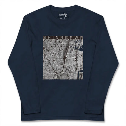 【品川（東京都）】地図柄ロングスリーブTシャツ