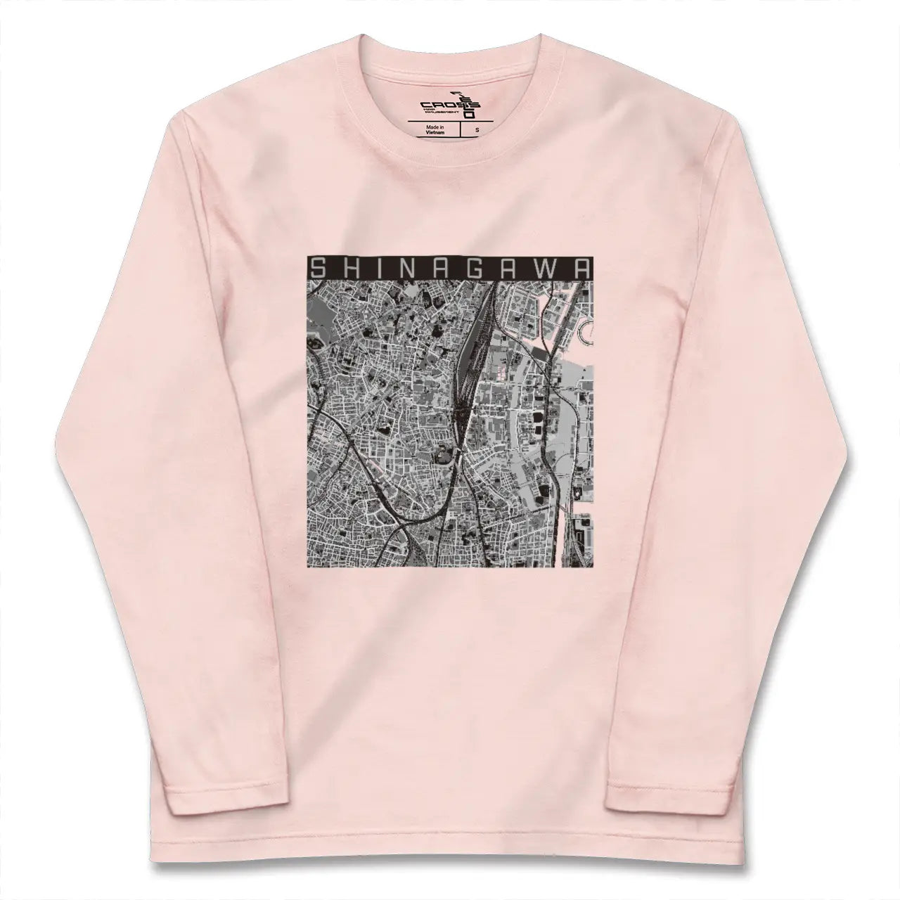 【品川（東京都）】地図柄ロングスリーブTシャツ