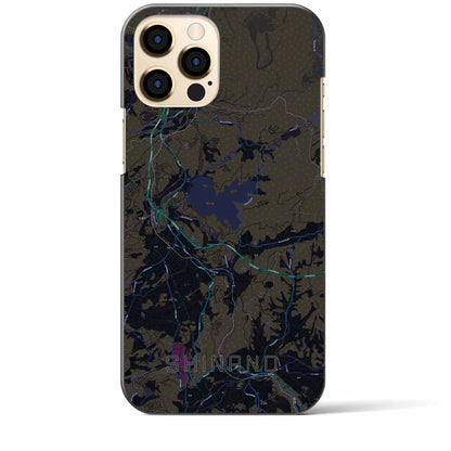 【信濃（長野県）】地図柄iPhoneケース（バックカバータイプ）