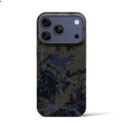 【信濃（長野県）】地図柄iPhoneケース（バックカバータイプ）