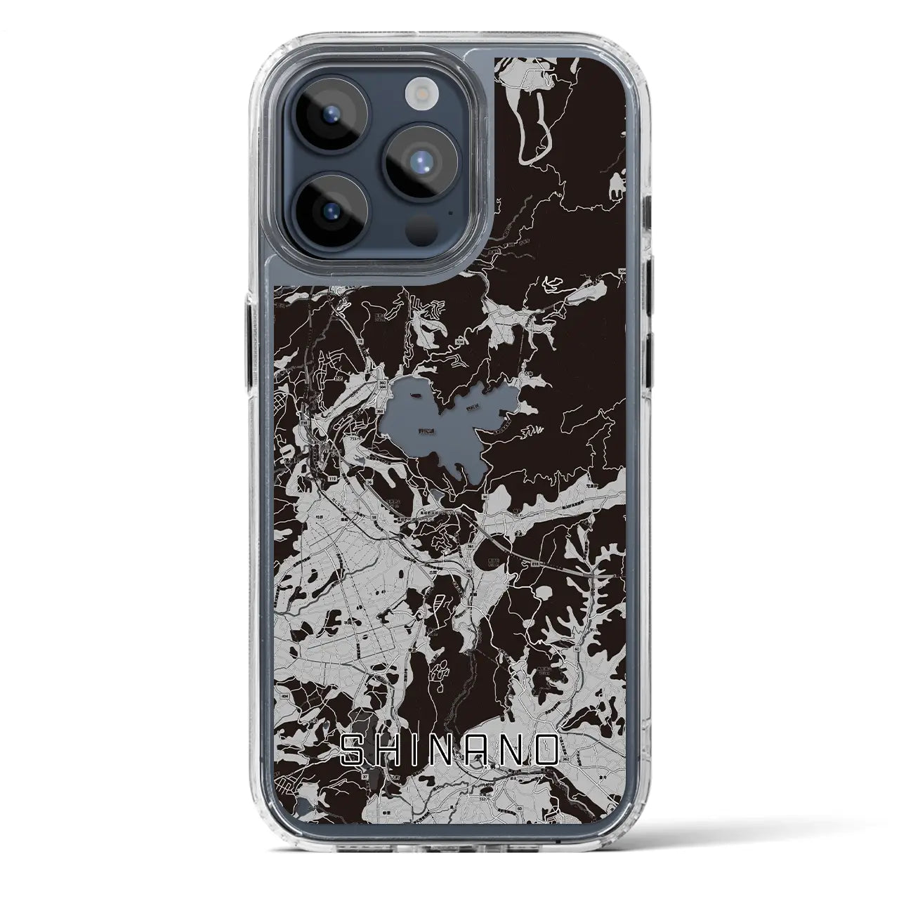 【信濃（長野県）】地図柄iPhoneケース（MagSafeタイプ）