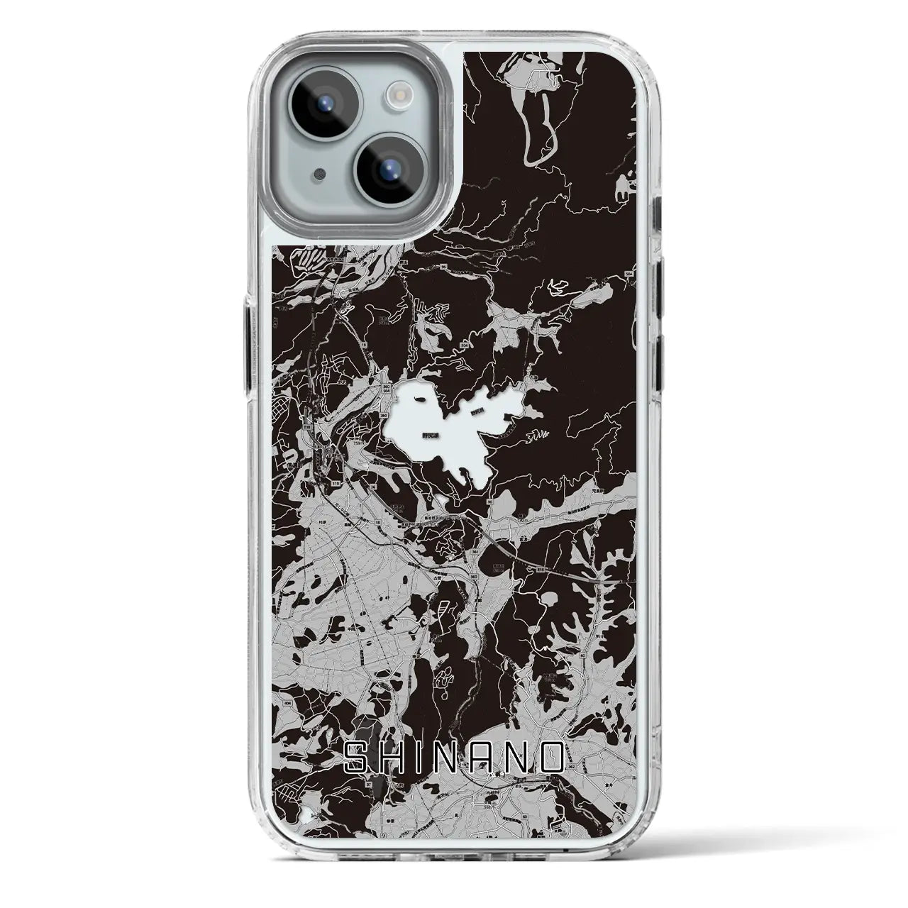 【信濃（長野県）】地図柄iPhoneケース（MagSafeタイプ）