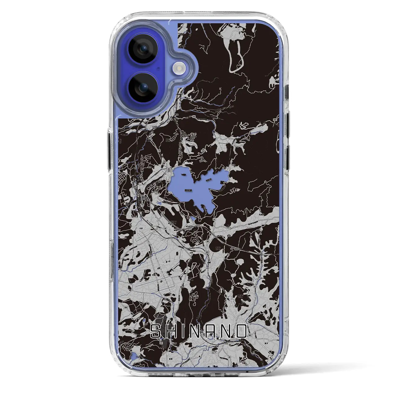 【信濃（長野県）】地図柄iPhoneケース（MagSafeタイプ）