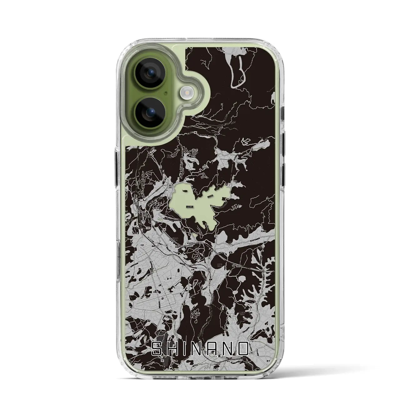 【信濃（長野県）】地図柄iPhoneケース（MagSafeタイプ）