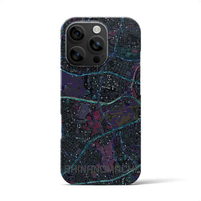 【信濃町（東京都）】地図柄iPhoneケース（バックカバータイプ）