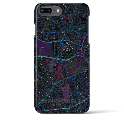 【信濃町（東京都）】地図柄iPhoneケース（バックカバータイプ）