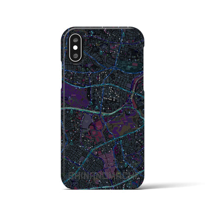 【信濃町（東京都）】地図柄iPhoneケース（バックカバータイプ）