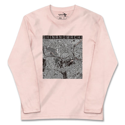 【信濃町（東京都）】地図柄ロングスリーブTシャツ