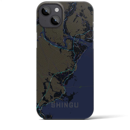 【新宮（和歌山県）】地図柄iPhoneケース（バックカバータイプ）