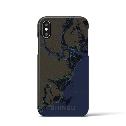 【新宮（和歌山県）】地図柄iPhoneケース（バックカバータイプ）