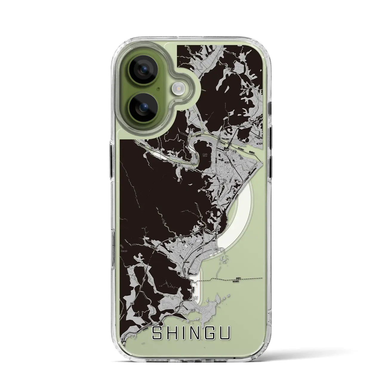 【新宮（和歌山県）】地図柄iPhoneケース（MagSafeタイプ）