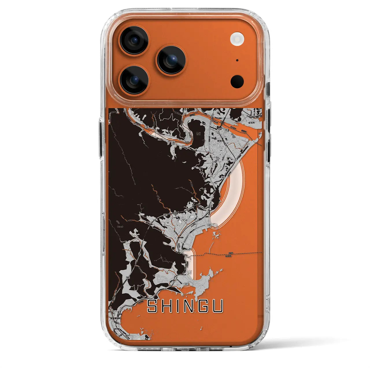 【新宮（和歌山県）】地図柄iPhoneケース（MagSafeタイプ）