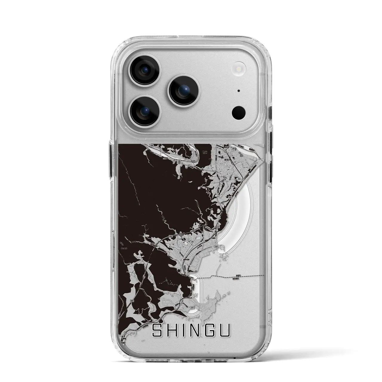 【新宮（和歌山県）】地図柄iPhoneケース（MagSafeタイプ）