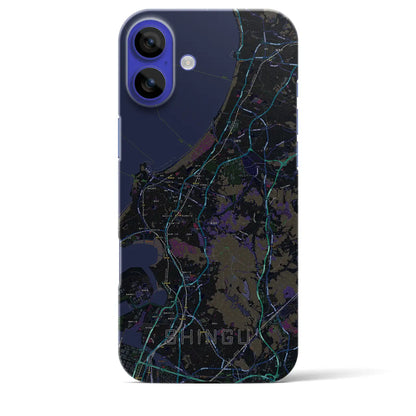 【新宮（福岡県）】地図柄iPhoneケース（バックカバータイプ）