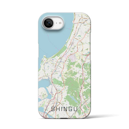 【新宮（福岡県）】地図柄iPhoneケース（バックカバータイプ）