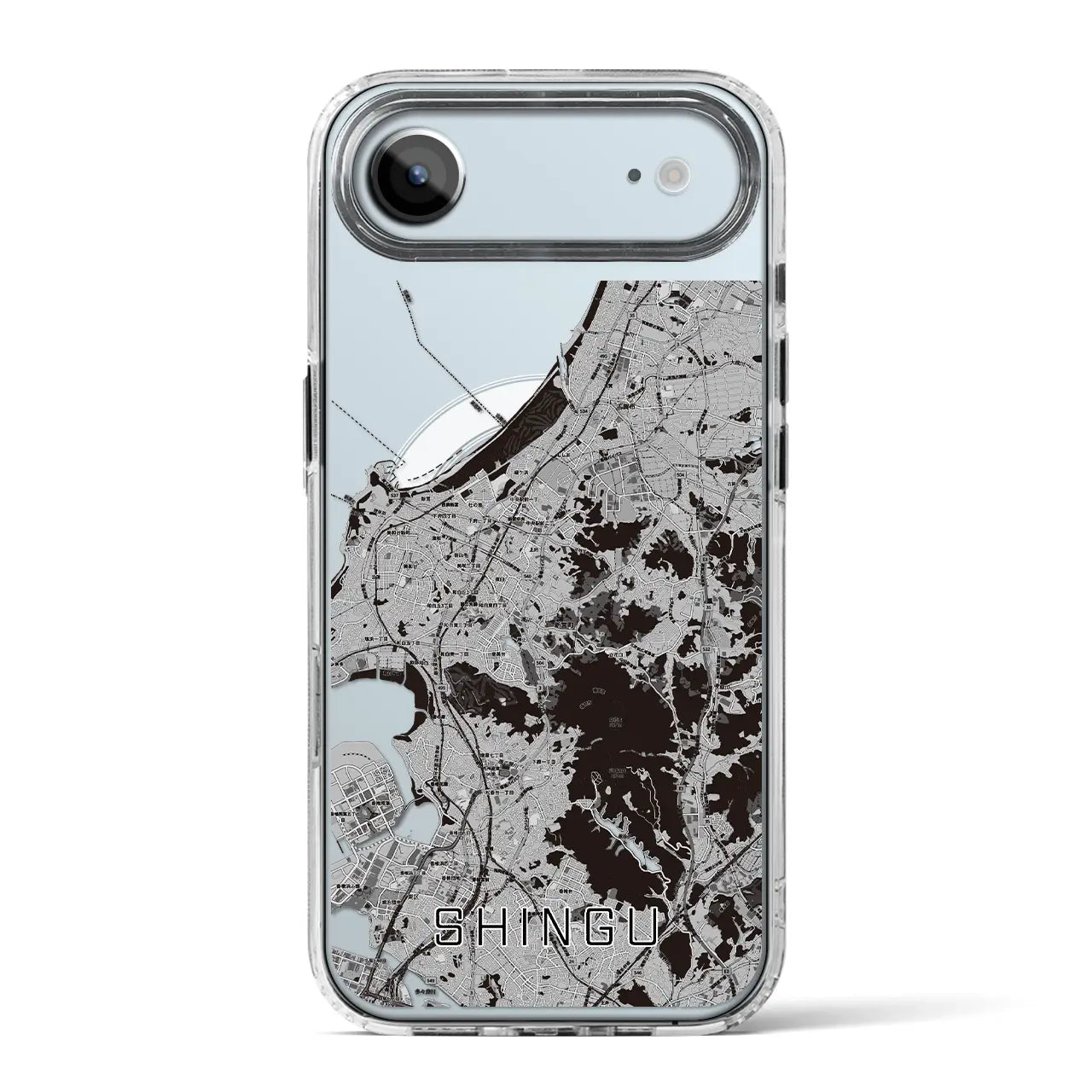 【新宮（福岡県）】地図柄iPhoneケース（MagSafeタイプ）