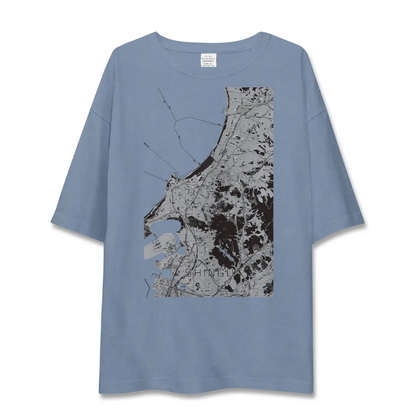 【新宮（福岡県）】地図柄ビッグシルエットTシャツ