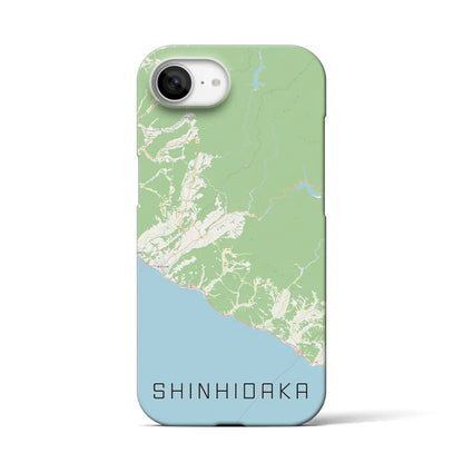 【新ひだか（北海道）】地図柄iPhoneケース（バックカバータイプ）