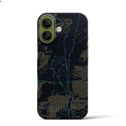 【新庄（山形県）】地図柄iPhoneケース（バックカバータイプ）