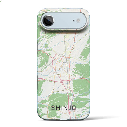 【新庄（山形県）】地図柄iPhoneケース（バックカバータイプ）