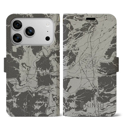 【新庄（山形県）】地図柄iPhoneケース（手帳タイプ）