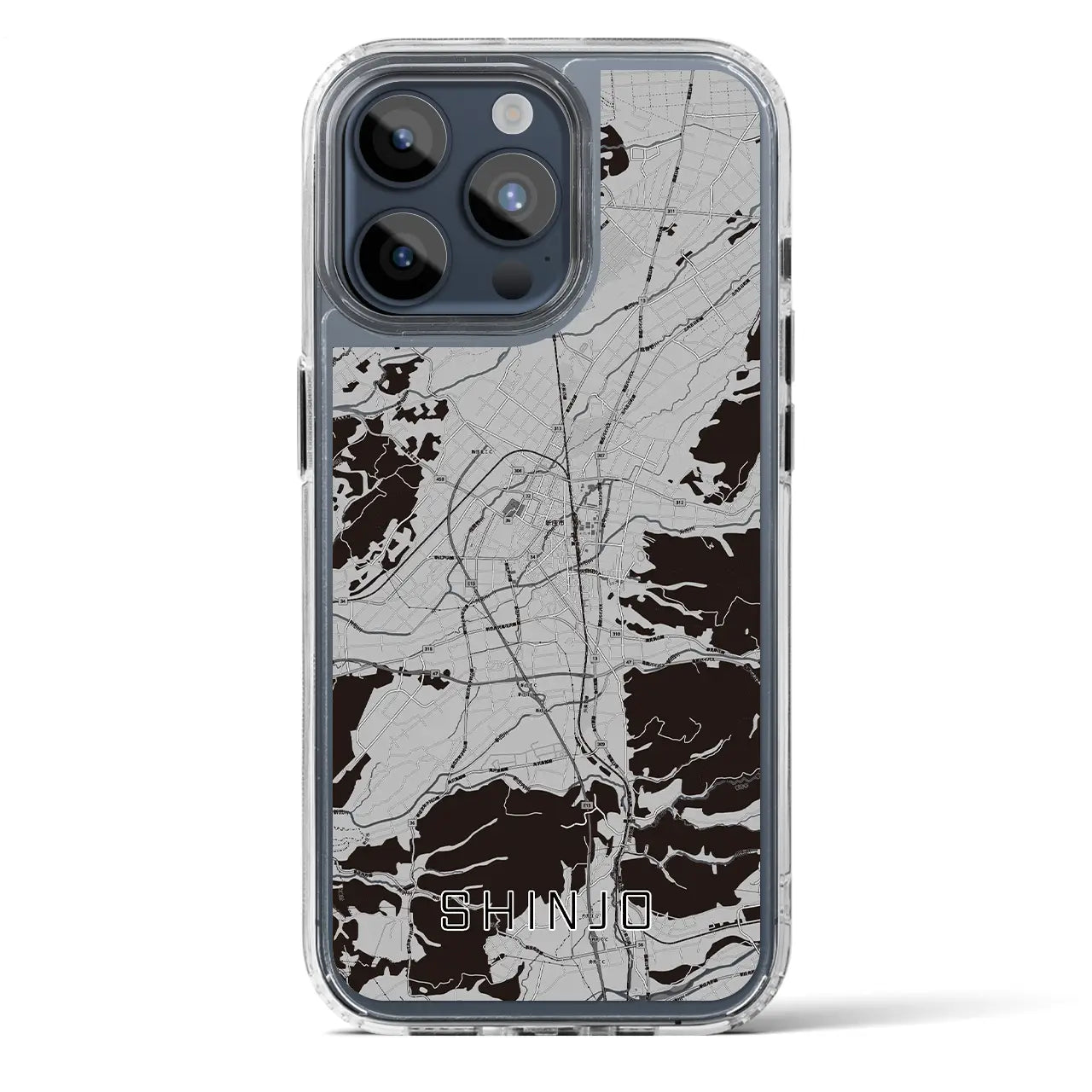 【新庄（山形県）】地図柄iPhoneケース（MagSafeタイプ）