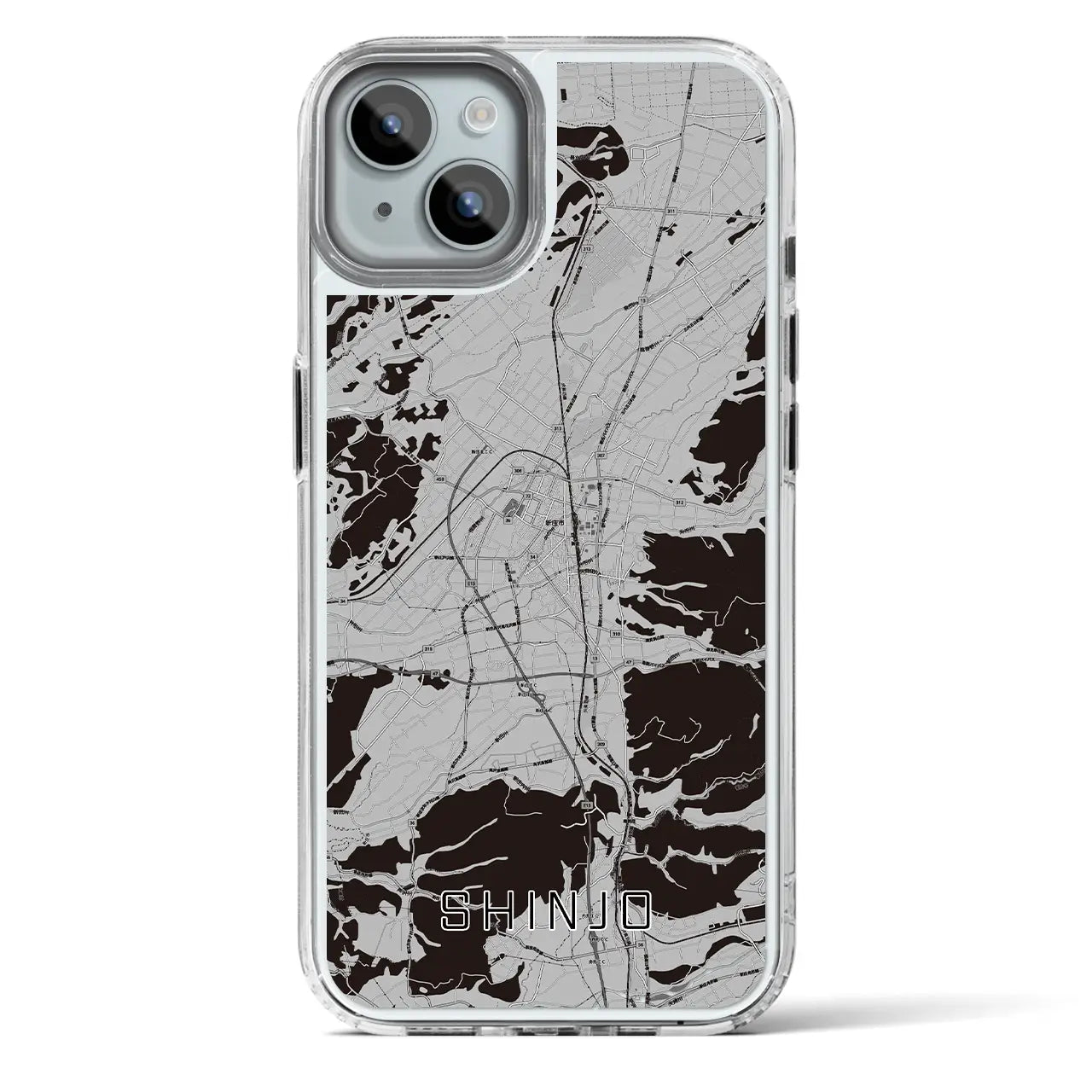 【新庄（山形県）】地図柄iPhoneケース（MagSafeタイプ）