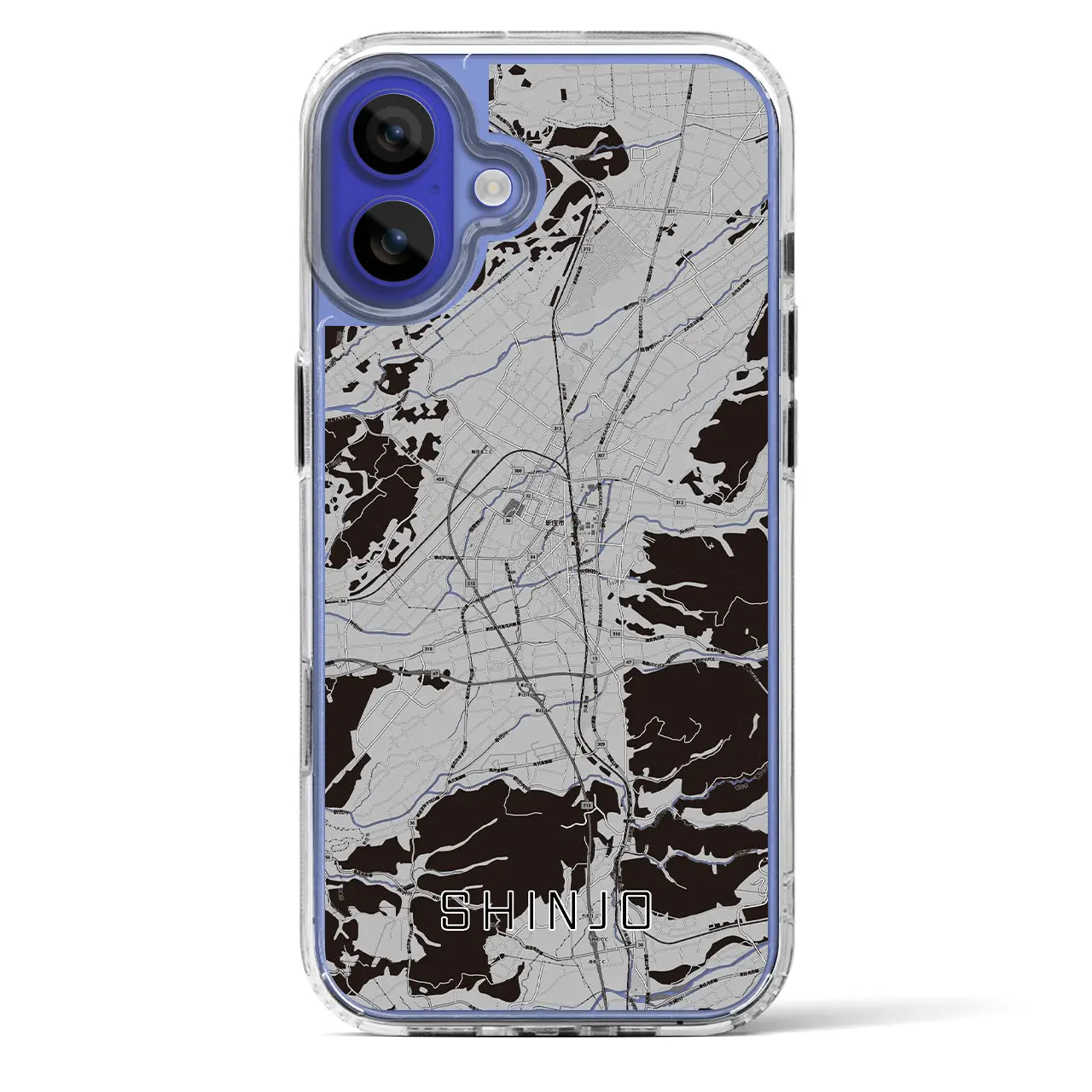 【新庄（山形県）】地図柄iPhoneケース（MagSafeタイプ）