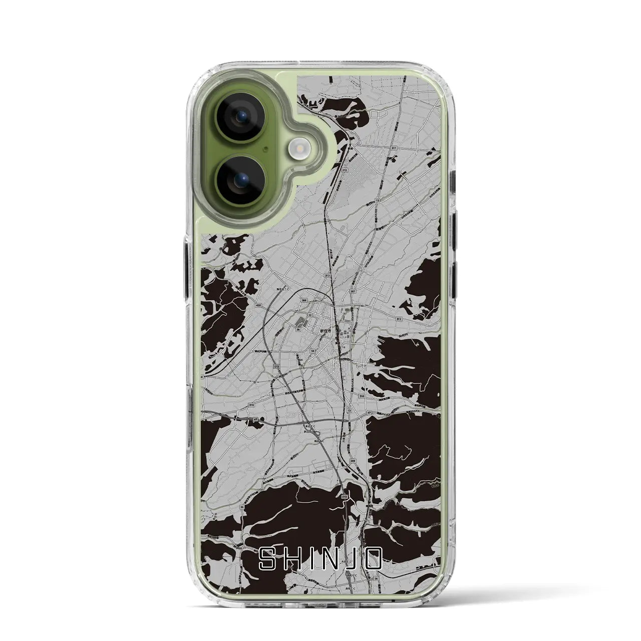 【新庄（山形県）】地図柄iPhoneケース（MagSafeタイプ）