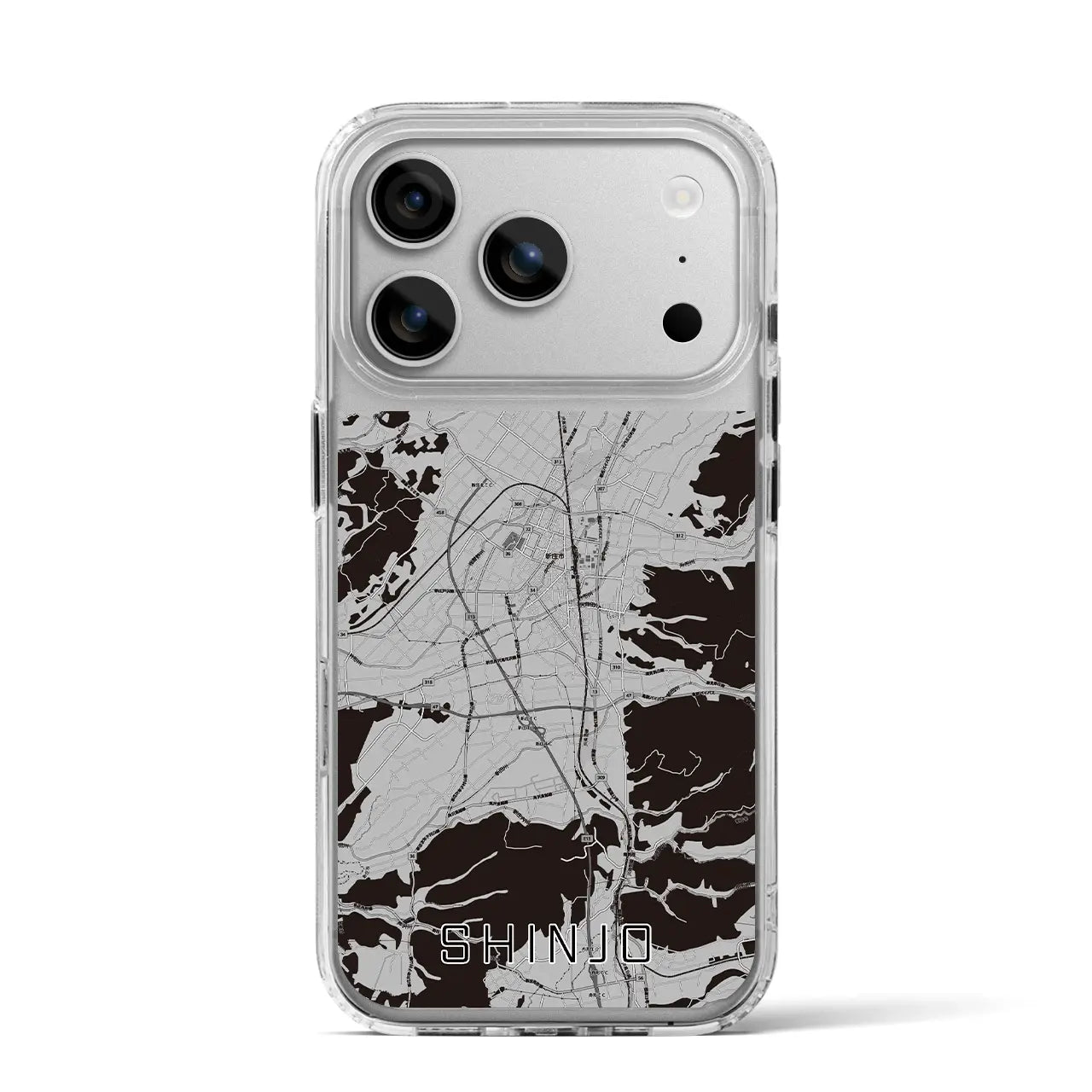 【新庄（山形県）】地図柄iPhoneケース（MagSafeタイプ）