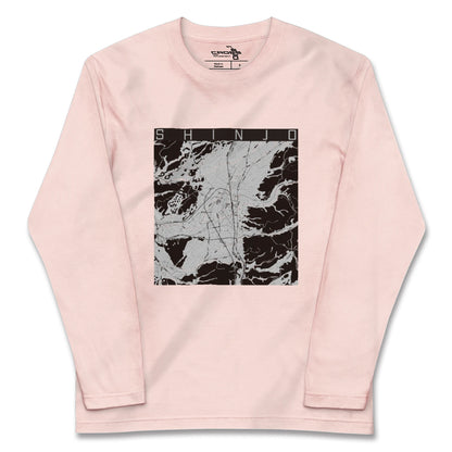 【新庄（山形県）】地図柄ロングスリーブTシャツ