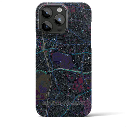 【新宿御苑前（東京都）】地図柄iPhoneケース（バックカバータイプ）