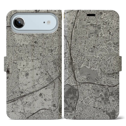 【新宿御苑前（東京都）】地図柄iPhoneケース（手帳タイプ）