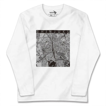 【新宿（東京都）】地図柄ロングスリーブTシャツ
