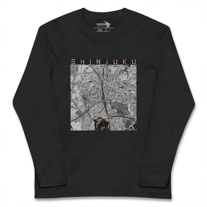 【新宿（東京都）】地図柄ロングスリーブTシャツ