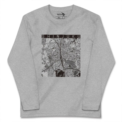 【新宿（東京都）】地図柄ロングスリーブTシャツ