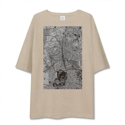 【新宿（東京都）】地図柄ビッグシルエットTシャツ