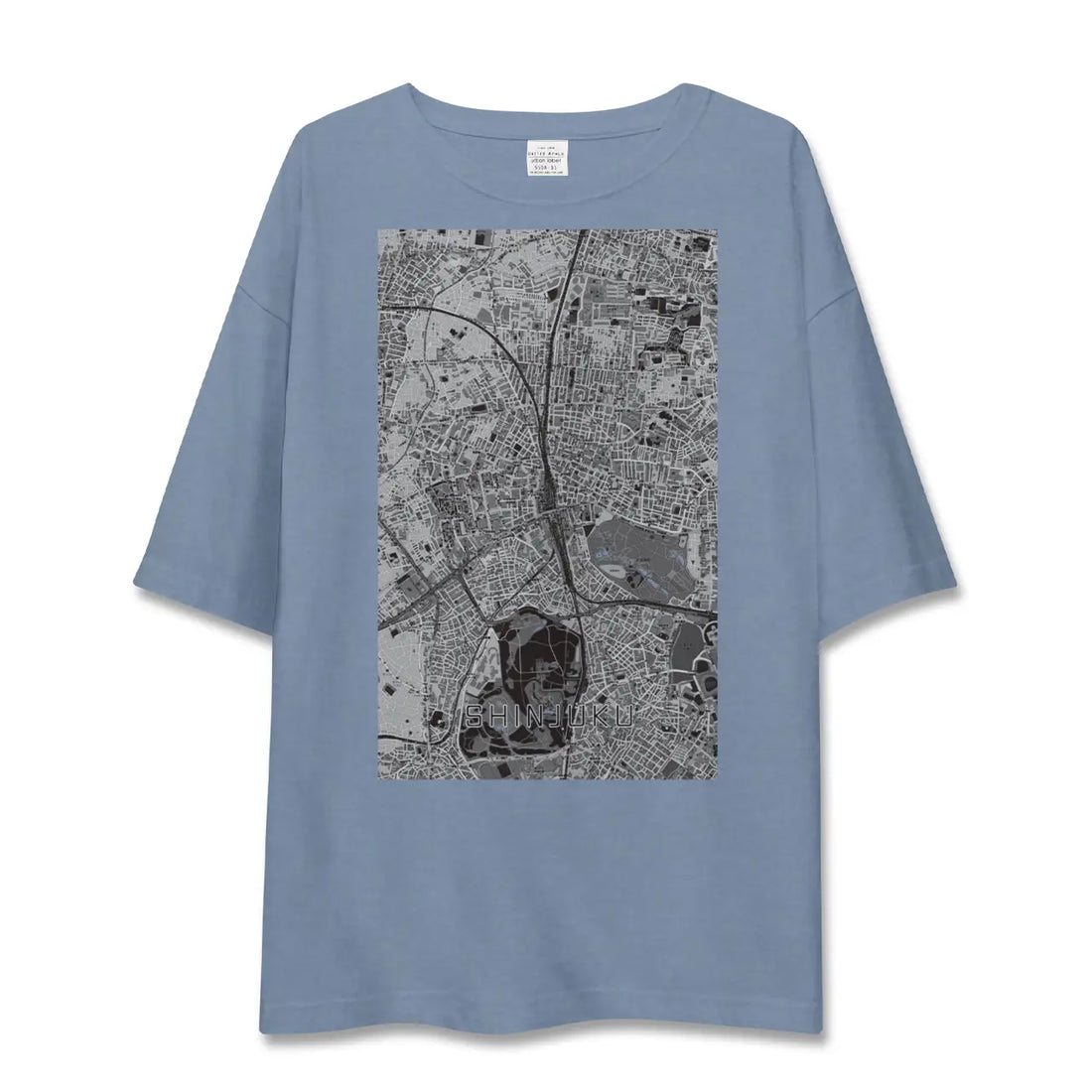 【新宿（東京都）】地図柄ビッグシルエットTシャツ