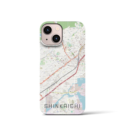 【新開地（兵庫県）】地図柄iPhoneケース（バックカバータイプ）