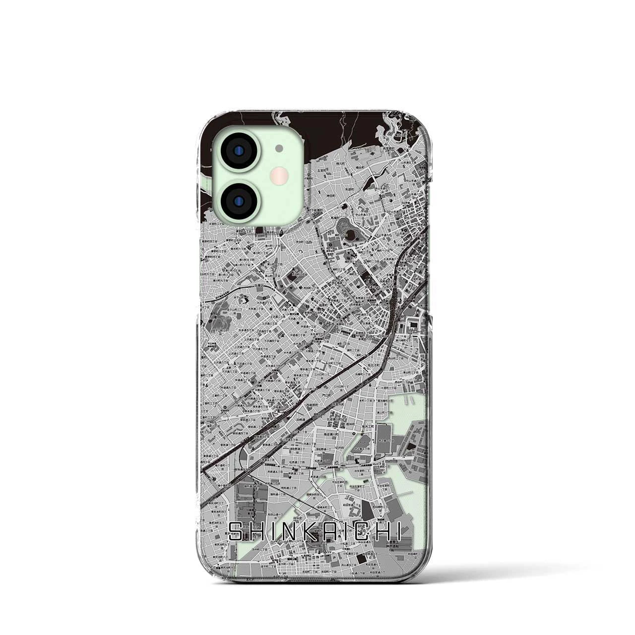 【新開地（兵庫県）】地図柄iPhoneケース（クリアタイプ）