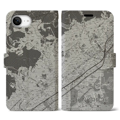 【新開地（兵庫県）】地図柄iPhoneケース（手帳タイプ）